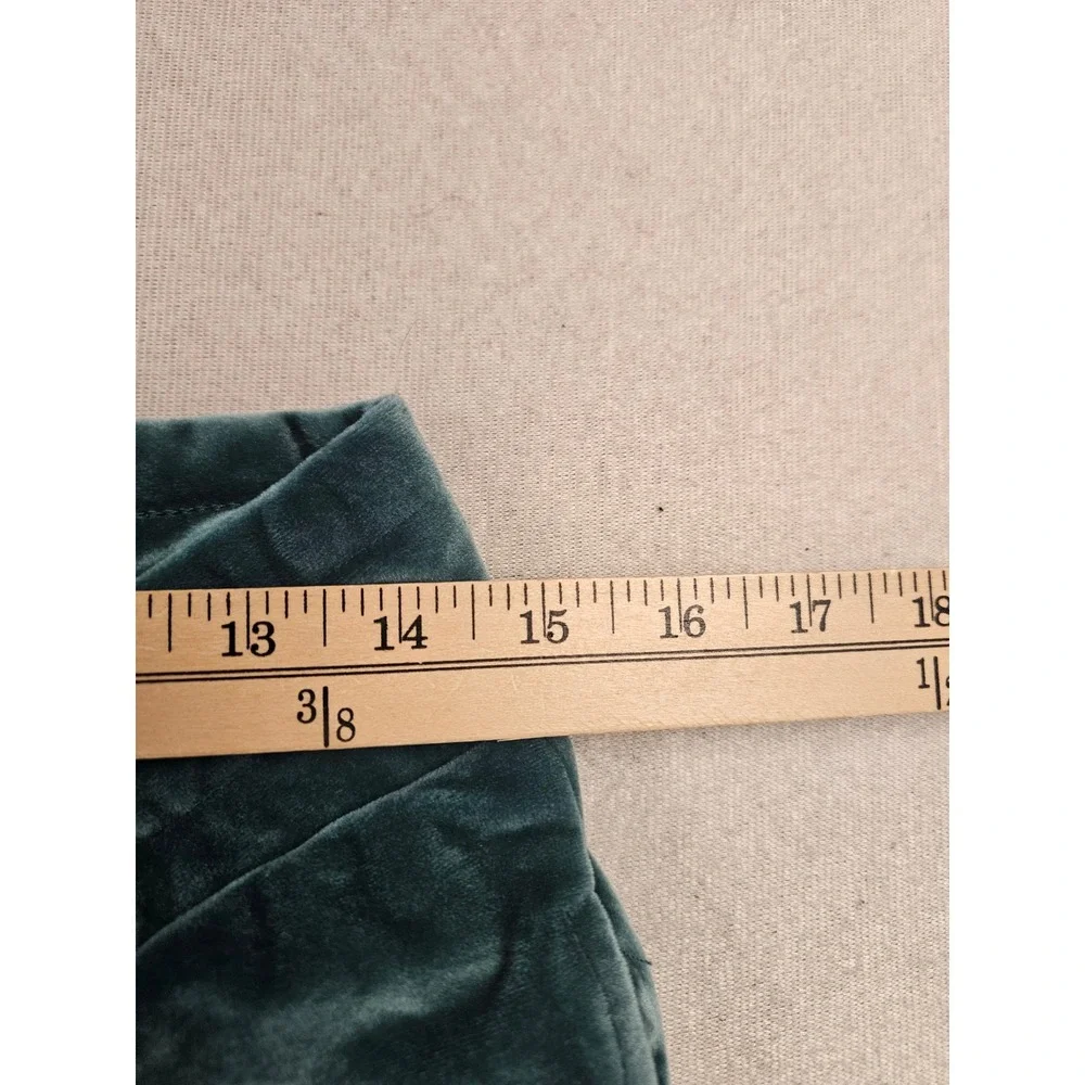 True Religion Mens Teal Green Velour Joggers Velvet Sweatpants Size Medium